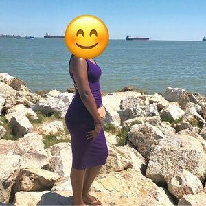 Isabel Maternity by Ingrid & Isabel Purple Ruched Maxi Gown